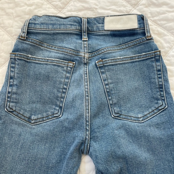 Re/Done High Rise Women's Jeans - Blue size 24 - Picture 5 of 15